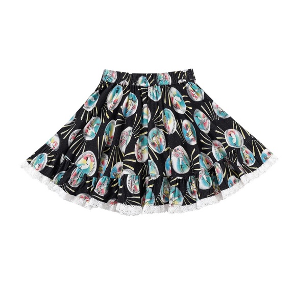 Fashion Brand Company FBC Baseballs Linen Petticoat Mini Skirt - Picture 2 of 9